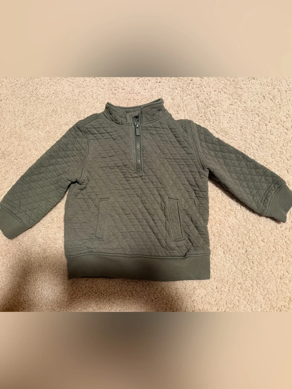 Old Navy toddler boy sweatshirt quarter zip